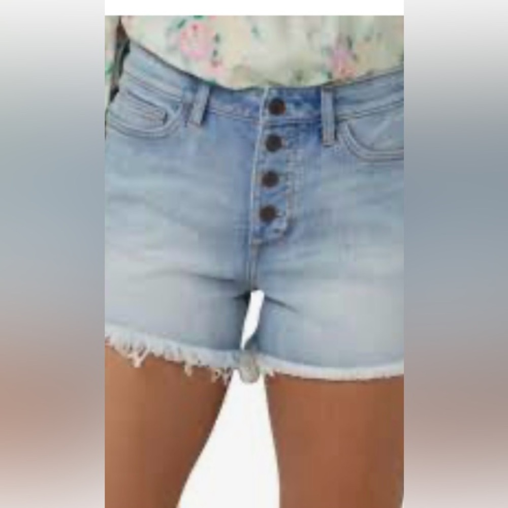 LC Lauren Conrad High Rise Distressed Cut Off Shorts sz 2